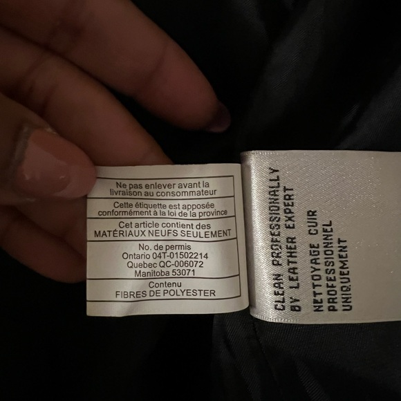 Artelier by Nicole Miller 100 % buttery soft Genuine Leather Jacket .NWOT size S - Picture 15 of 16